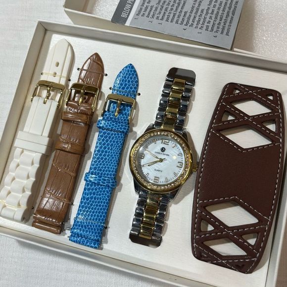 Danielle Swaebe Two Tone & Gold Watch set - Picture 9 of 12